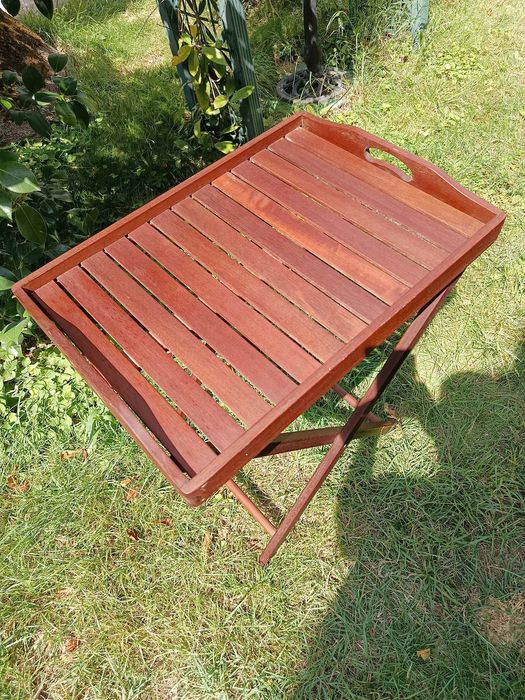 Mesa Tabuleiro Acácia Jardim