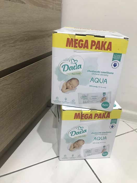 Chusteczki Dada Aqua nawilżane.Szybka wysyłka!