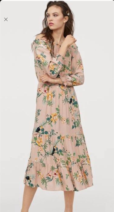 Платье H&M цветочный принт