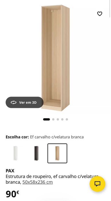 Roupeiro IKEA PAX carvalho branqueado super oportunidade -50%