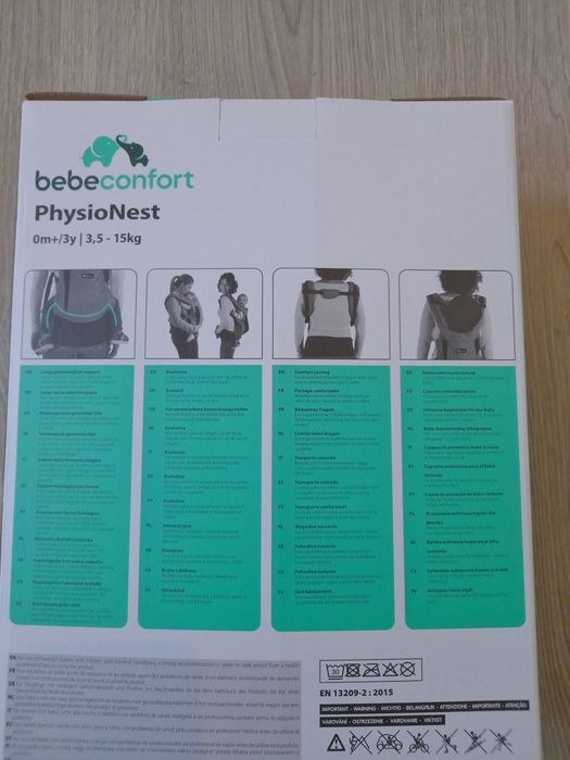 Marsupio novo na caixa