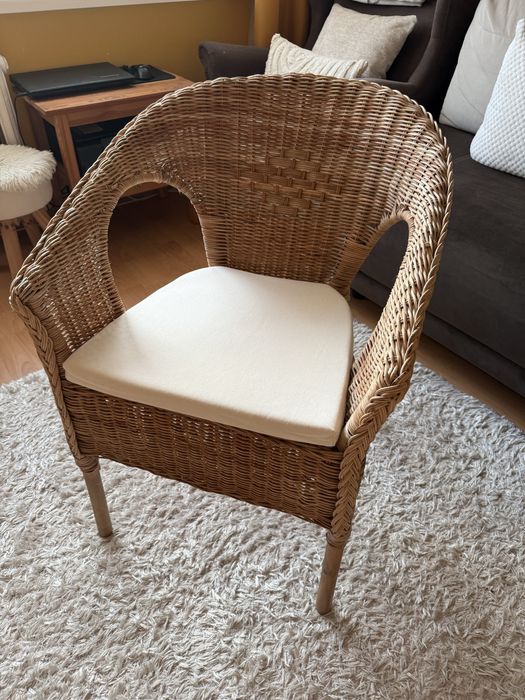 Fotel rattanowy Ikea Agen