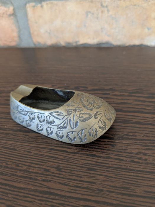 Decoração cinzeiro bronze artesanal made in India