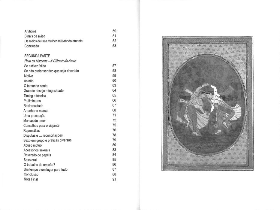 "Os Graus do Amor" de Vatsyayana [Novo]