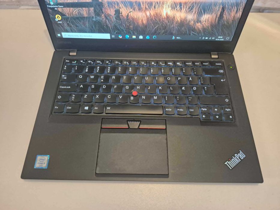 Biznesowy ThinkPad T460s Intel i5-6th/8GbDDR/SSD/BateriaSUPER