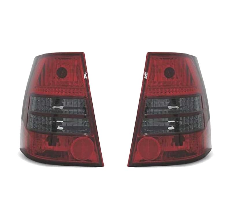 FAROLINS TRASEIROS VOLKSWAGEN VW GOLF IV VARIANT 97-03 VERMELHO BRANCO