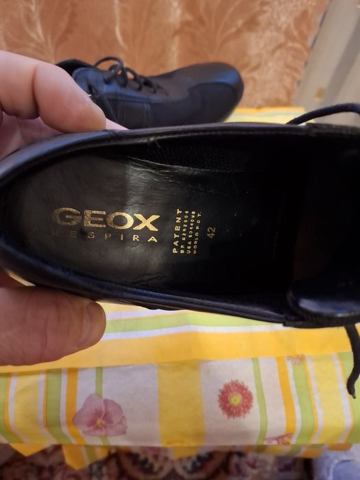 Туфлі чоловічі Geox чорні, 42 розмір