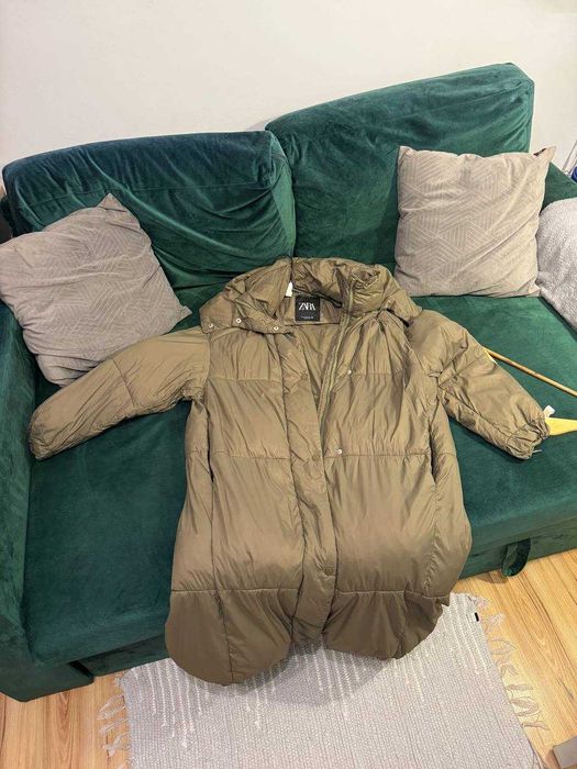 Зимовий жіночий пуховик Zara (розмір S)