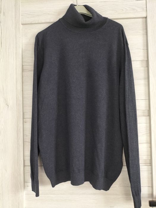 Sweter z golfem golf M slim fit