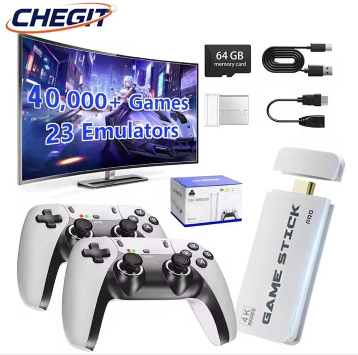 M15 4K TV Game Stick 64GB  ретро консоль