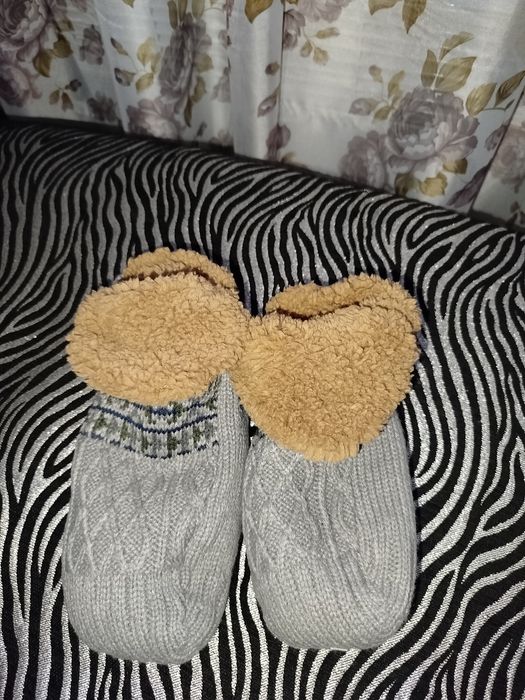 Теплые носки -тапки