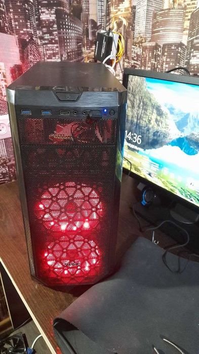 Игровой ПК с RyZen 5500 и RTX 3050 Гарантия от меня полгода.