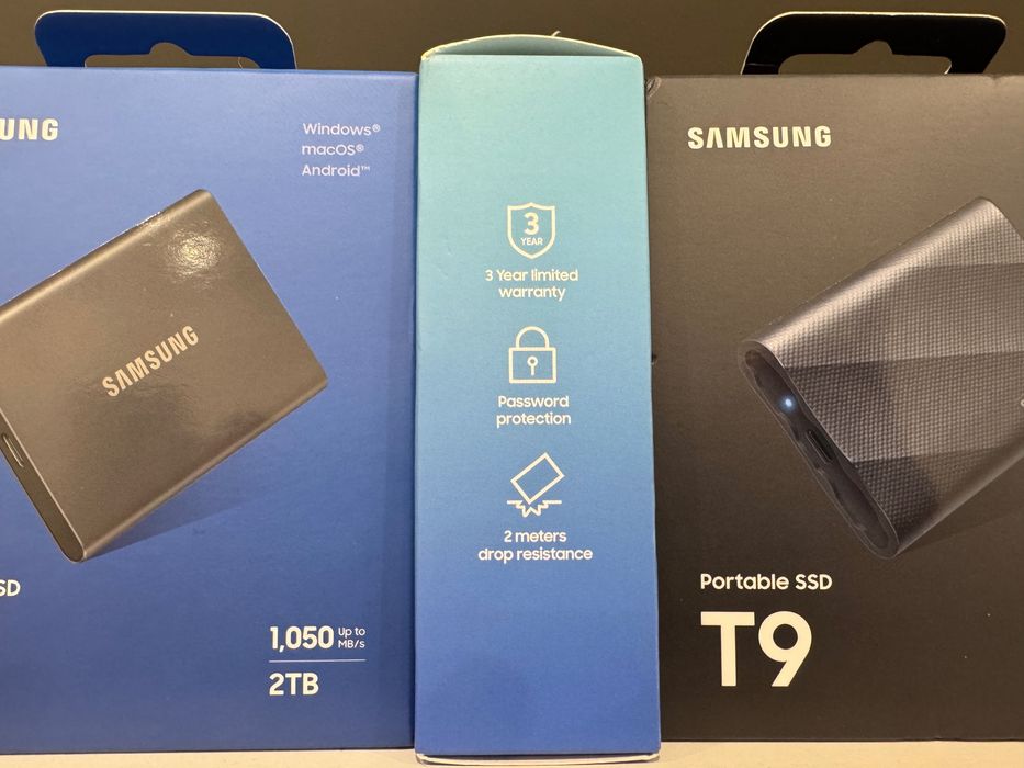 SSD накопичувач Samsung T5 EVO Gray 2 TB MU-PM2T0G Новий Магазин T7 T9