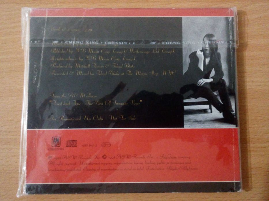 SUZANNE VEGA - Book & A Cover CD-Single Promo