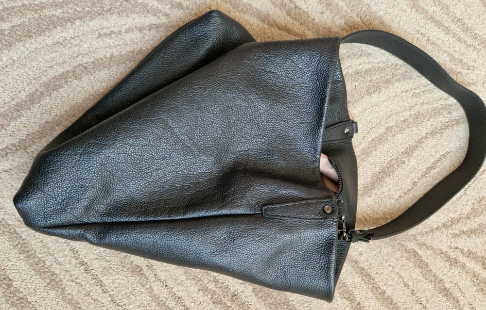 Torebka ze skóry naturalnej Gianni Chiarini