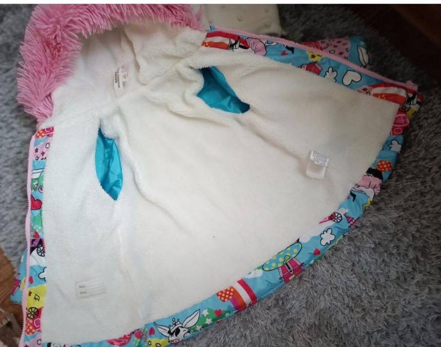 Зимова куртка 86-92 на дівчинку.