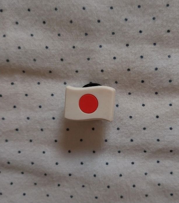 Pin / Jibbitz Crocs - Bandeira do Japão