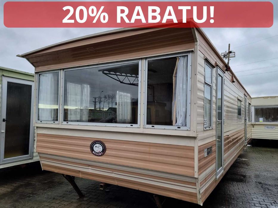 Domek holenderski COSALT RESORT | 9.60 x 3.10 m | 2 Sypialnie |