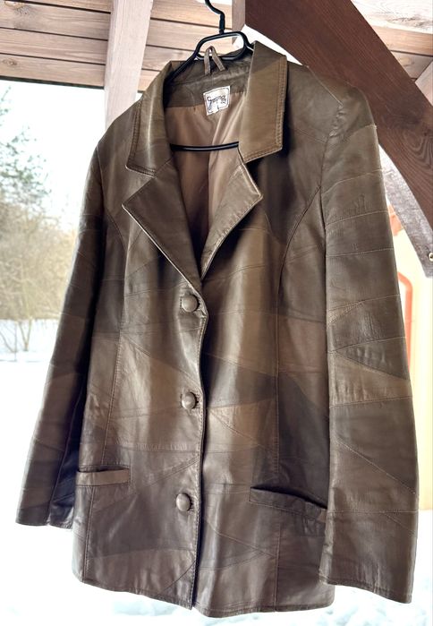 Grażyna skórzana kurtka marynarka roz M/L vintage