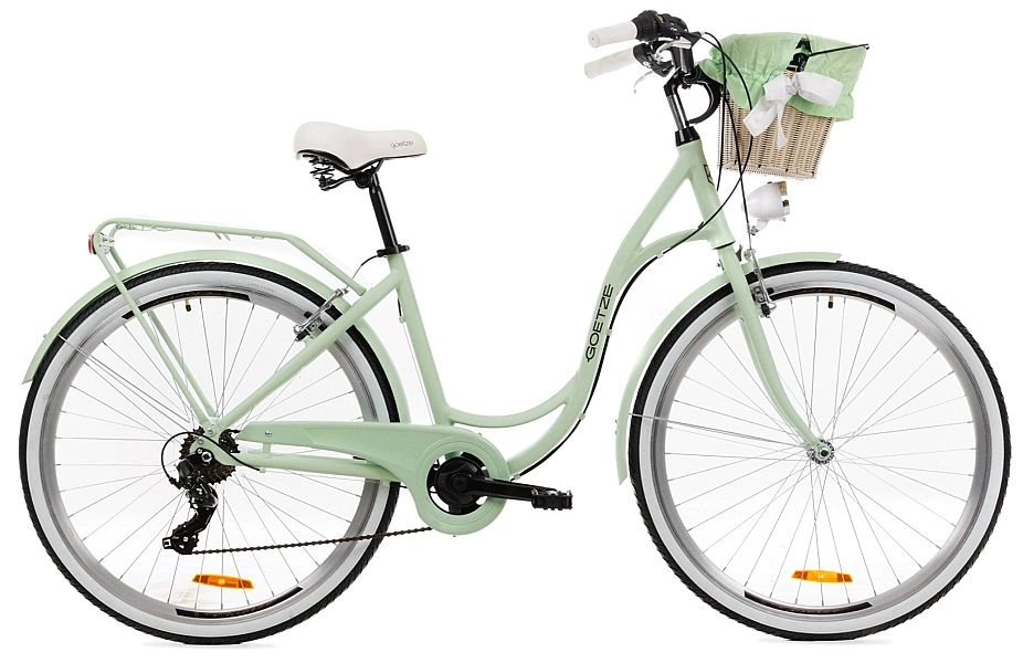 Rower miejski damski Goetze Mood 28" Alu NewLine-Pistacjowy-