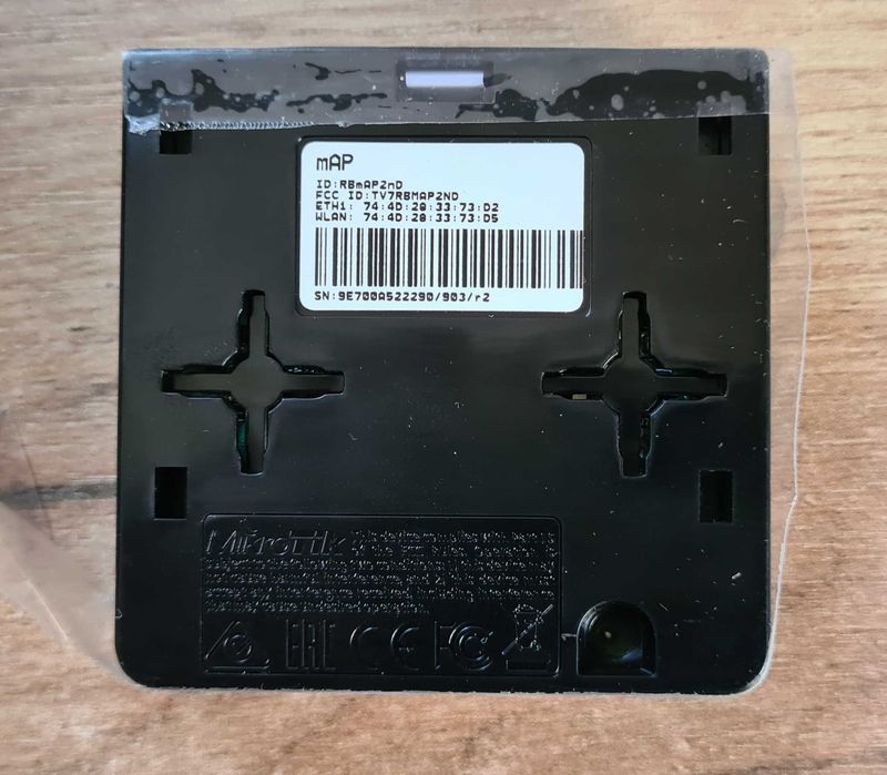 MikroTik mAP 2nD Wi-Fi 2.4GHz роутер RBmAP2nD, PoE in/out, новий BOX