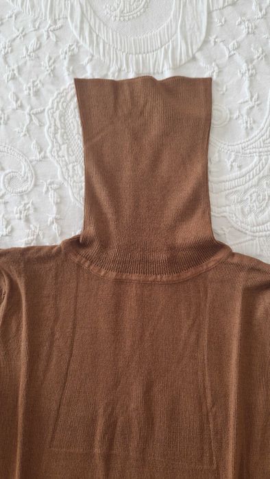 Camisola de Gola Alta, malha, Pull & Bear, tamanho L, nova