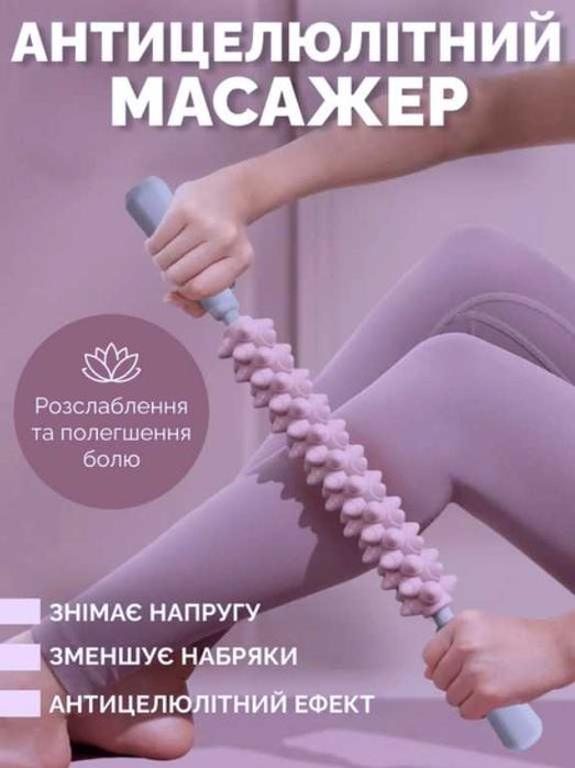 Масажер для тіла антицелюлітна роликова качалка AND 5285  Массажер для тела