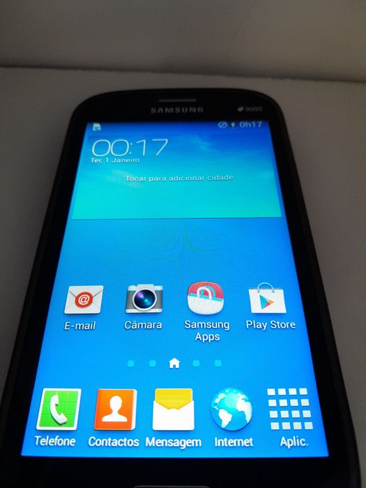 Samsung Galaxy Grand Neo Duos  na caixa com capa,  estimado