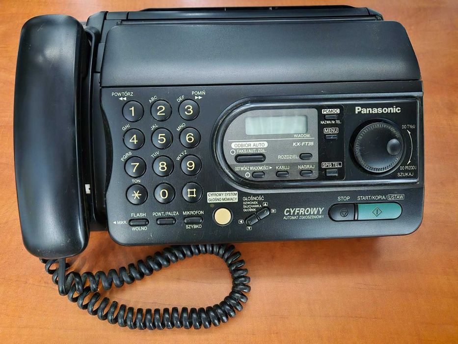 Panasonic fax telefon automatyczna sekretarka zamienię na kawę
