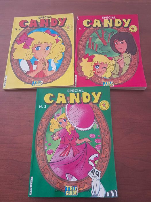Lote de 3 livros Special Candy em Francês