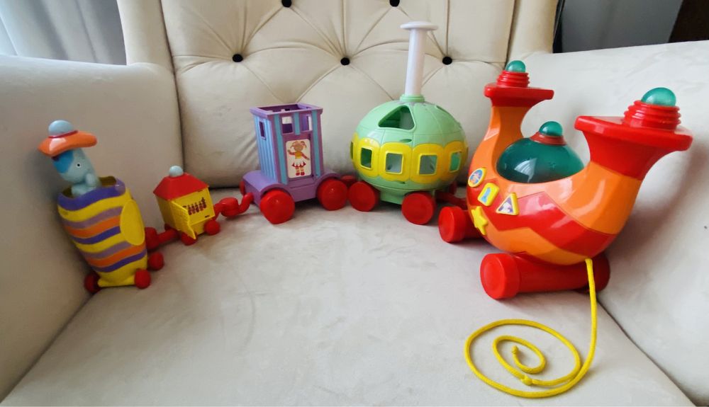 Sprawny Pociąg Ninky Nonk Golden Bear 5 elementów – 2007 rok