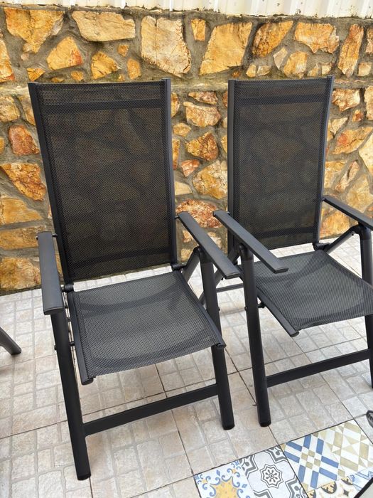 6 cadeiras reclinaveis JYSK