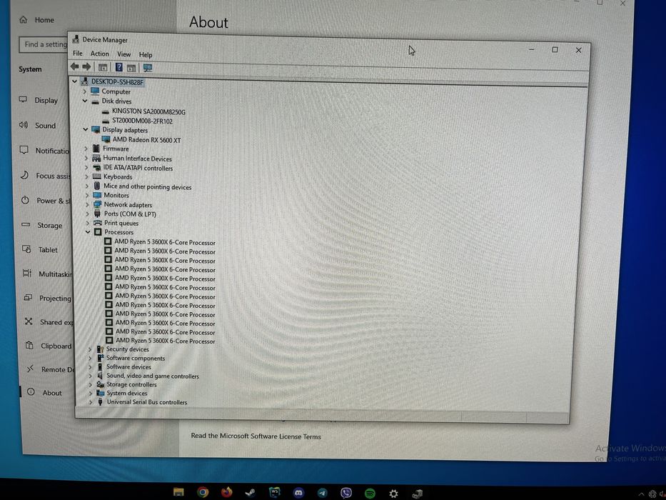 Komputer AMD Ryzen 5 3600X, ASUS RX 5600 XT TUF 6GB GDDR6