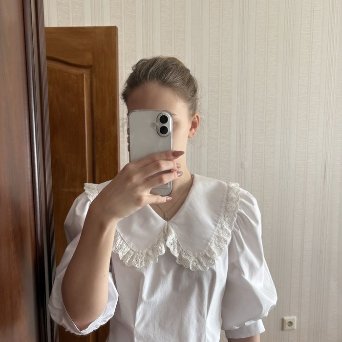 Блузка біла, розмір S, Gepur