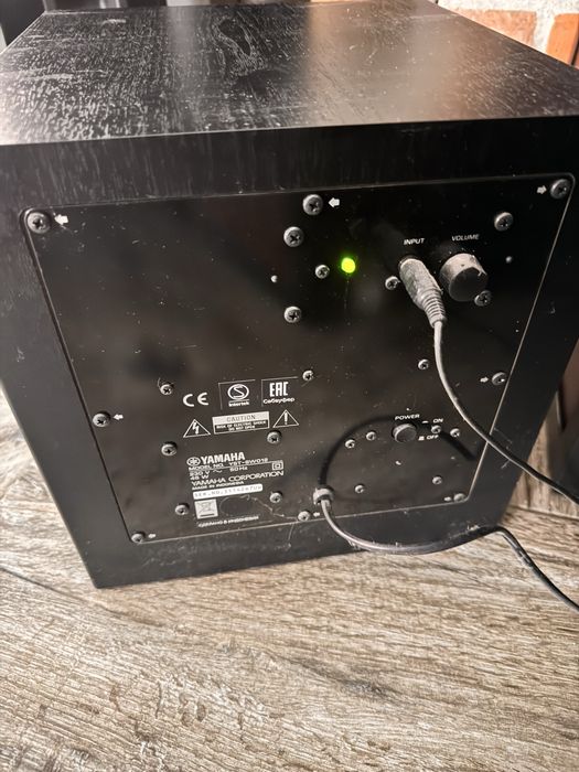 Zestaw kino domowe yamaha amplituner rx-v483 + głośniki + subwoofer