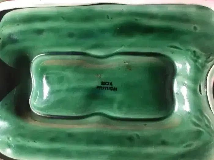 SECLA - travessa antiga para espargos (c/nova) - 25,5 x 19 cm/s