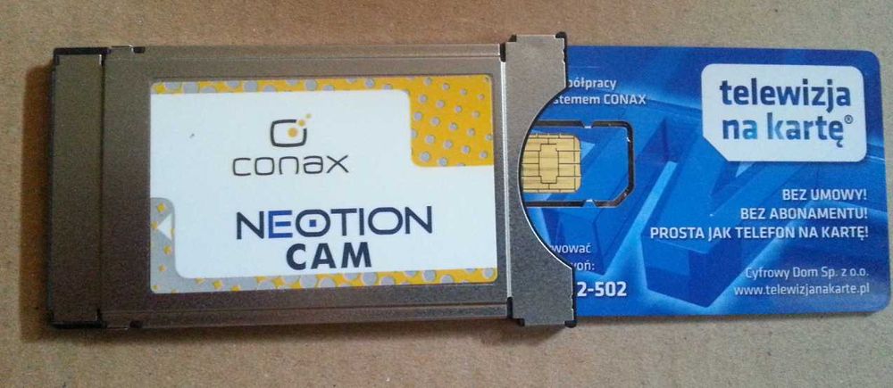 Moduł Neotion CAM Conax DVB i Karta Smart HD+