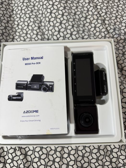 Dash cam nova em caixa