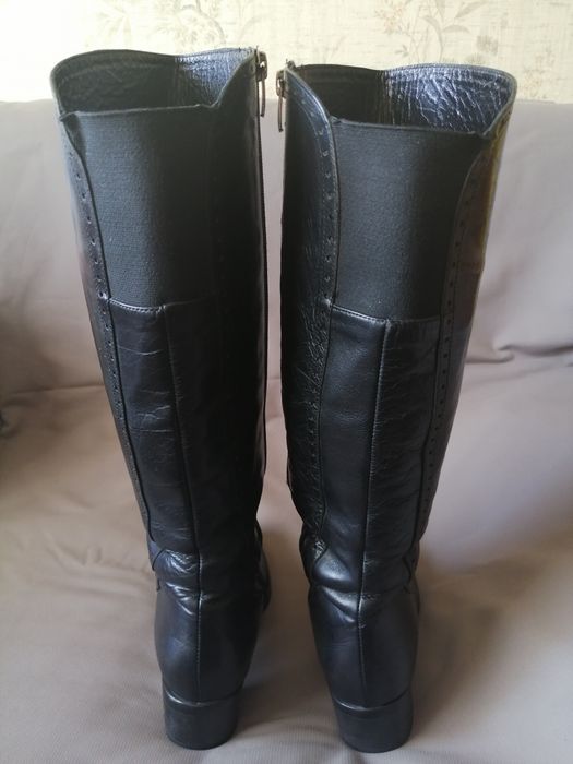 Сапоги кожа 36р.европейка