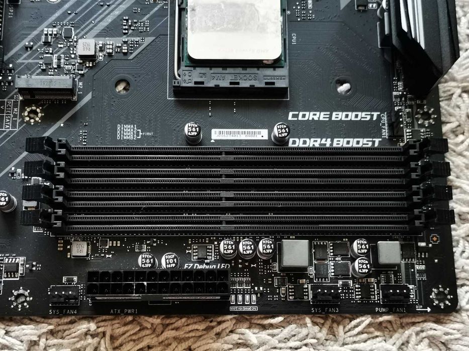 Płyta MSi x470 PLus MaX - Ryzen 9 5950x