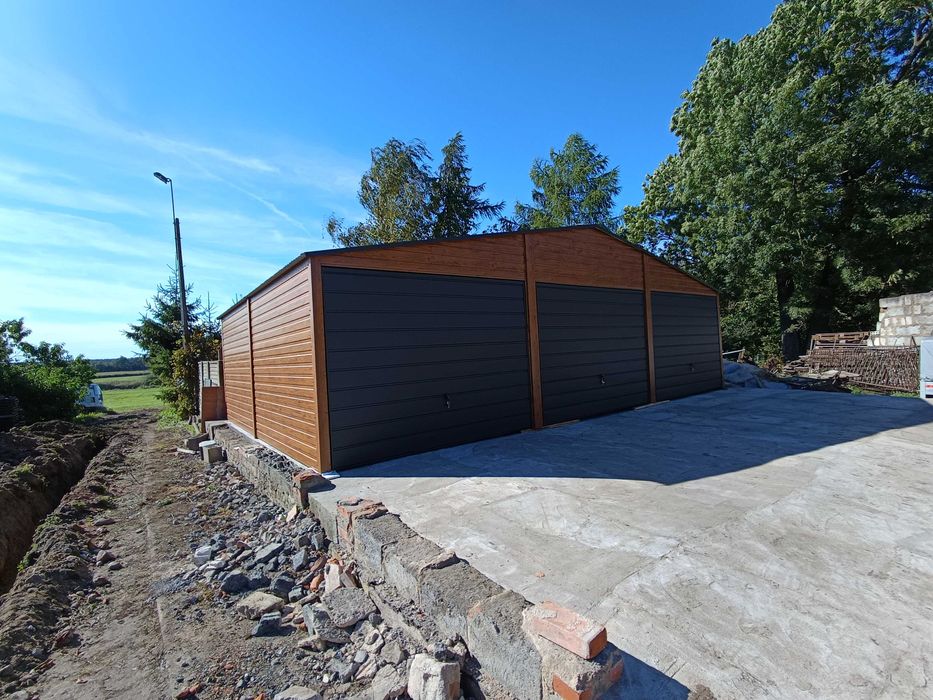 Garaż blaszany garaż blaszak garaże  profil  9*6 7*5 PARCZEW