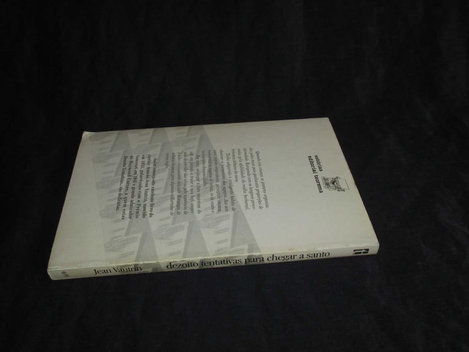 Livro Dezoito Tentativas para chegar a Santo Jean Vautrin