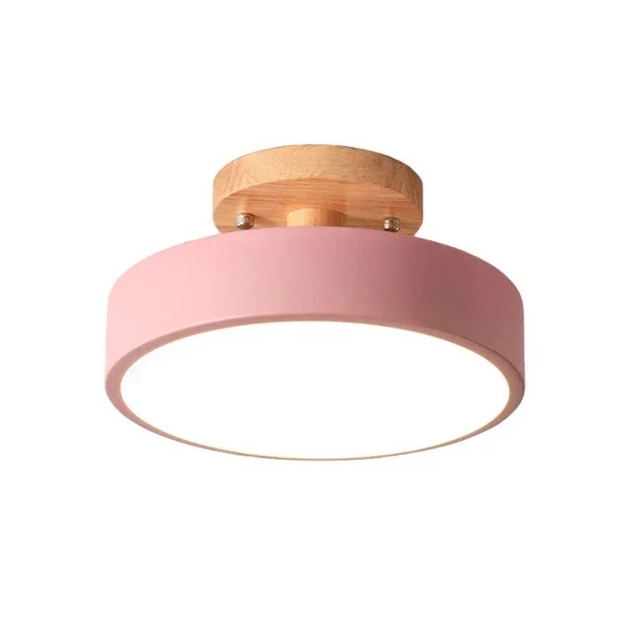 Lampa różowa plafon dziecięcy