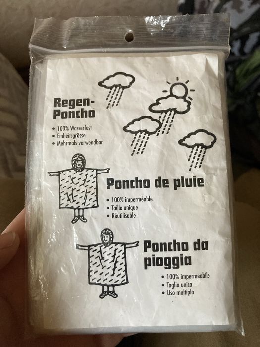 Дощовик Weita care, пончо, Німецькі.