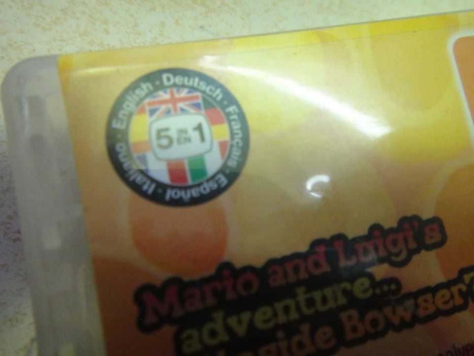 Mario and Luigi Bowsers Inside Story Nintendo DS correio registado