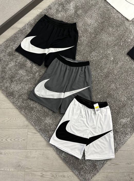 Мужские спортивные шорты найк Nike Big Swoosh | шорты найк | мужские шорты nike | nike big logo | big swoosh | спортивные шорты nike | шорты |