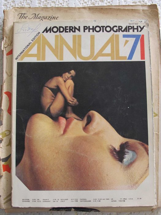 Revistas antigas de fotografia, antiguidades e publicidade