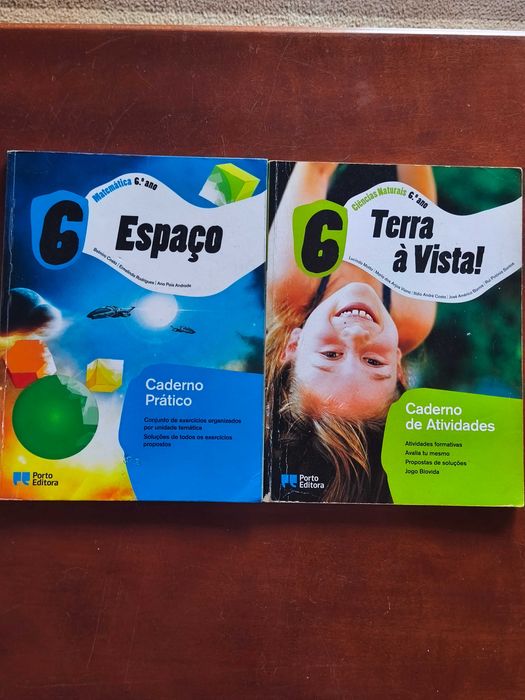 Livros escolares 6° ano