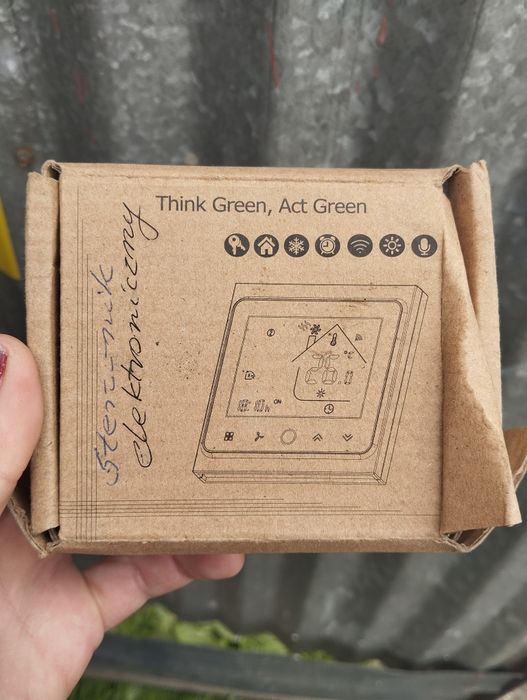 Nowy inteligentny termostat think green act greeen