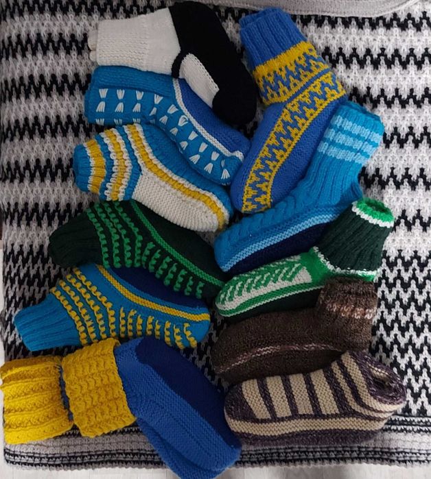 Тёплые подарочки Носки вязаные ручной работы